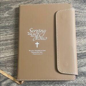Leather Journal with Inspirational Quote